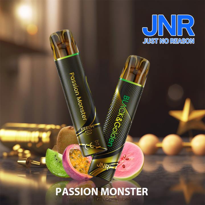 JNR vape flavours passie monster HB80R291 JNR BLACK & GLODEN