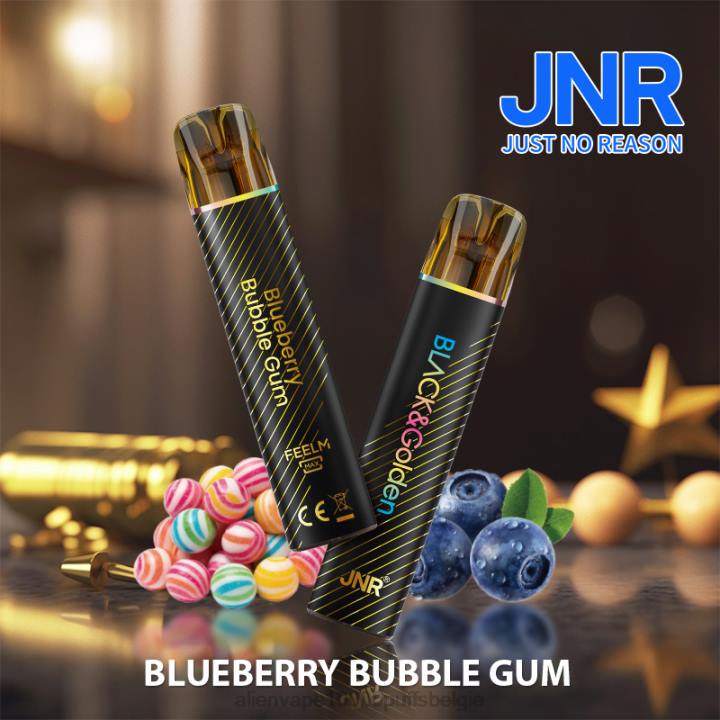 JNR vape review bosbessen kauwgom HB80R273 JNR BLACK & GLODEN